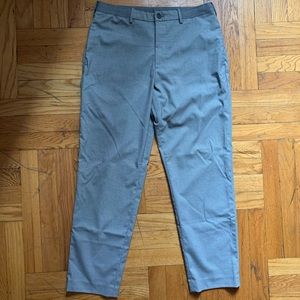 Uniqlo EZY Slim Grey/Houndstooth Trouser sz M